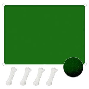 NINGBAI Voile d'ombrage Carré 1.6 x 3.2 m Toile Ombrage Auvent, Voile D'Ombrage Toile D Ombrage, Polyester Anti-déchirure pour La Serre/Jardin/Pergola, avec Corde Libre, Vert Foncé - Publicité