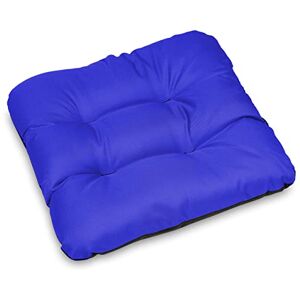 SuperKissen24. Coussin pour Chaise, Siège, Banc de Jardin, Canapé Lot de 6 Coussins 45x45 cm Bain de Soleil Intérieur/Extérieur – imperméable Bleuet - Publicité