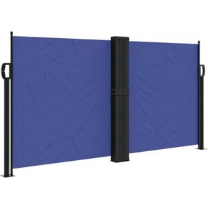 vidaXL Auvent Latéral Rétractable, Brise-Vue de Jardin, Écran de Protection, Écran de Balcon Terrasse Arrière-Cour Extérieur, Bleu 120x1200 cm - Publicité