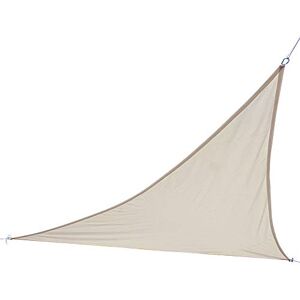 BAKAJI Voile d'ombrage en Tissu résistant, Protection UV 90% pour Ombre Jardin, terrasse avec Crochet connecteurs en D, Couleur Beige, Corde Incluse (3,6 x 3,6 mètres) - Publicité