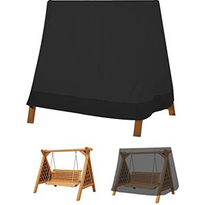 WingFly Housse de protection pour balancelle de jardin Hollywood 3 places avec toit pointu et cordon de serrage, housse de protection pour mobilier de jardin 420D Oxford(182x139x170cm) - Publicité