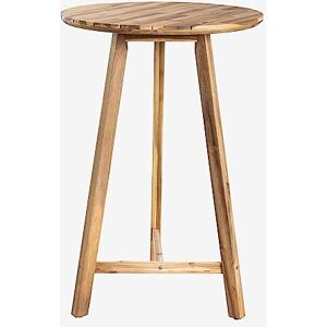 Table de jardin carrée pliante en bois massif L70 cm FUEGO - Miliboo