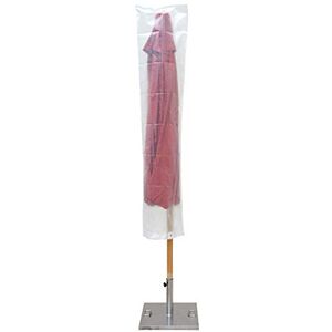 RIBIMEX Ribiland 07350 Housse de Parasol Droit Transparente 145 x 190 cm Résistante aux UV - Publicité