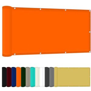 FENYIGE Toiles D'Ombrages UV Protection 50 x 100 cm Tissu Polyester UV Protection avec Oeillets Toile Ombrage Auvent pour Patio Paravent Et Bâche, Orange - Publicité