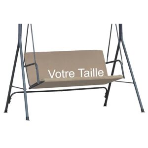 Ferocity Personnalisée Housse pour Les sièges de la balançoire pour balançoire de Jardin Couverture de siège Ta Taille sur Commande Beige [101] - Publicité