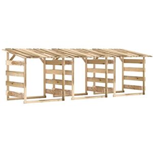 vidaXL 3X Bois de Pin Imprégné Pergolas avec Toits Pergolas de Jardin Pergolas de Patio Terrasse Extérieur Allée de Jardin 100x90x100 cm - Publicité