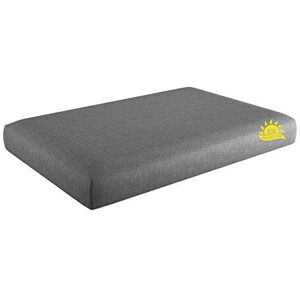 sunnypillow Coussin Assise Anti UV pour Canapé Palette Intérieur/Extérieur Siège 120 x 80 x 15 cm plusieures Tailles et Couleurs à Choisir Coussin Matelas en Mousse Gris - Publicité