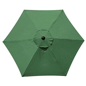 TITA-DONG Auvent de Remplacement pour Parasol de Terrasse de 6,4 M, Auvent de Parapluie D'extérieur à 6 Nervures, Toile de Rechange pour Parasol de Jardin, Grande Couverture de Rechange pour Parasol de(Vert) - Publicité