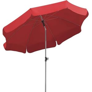 Schneider Parasol Locarno, Rouge, env. 200 cm Ø, en 8 Parties, Rond - Publicité