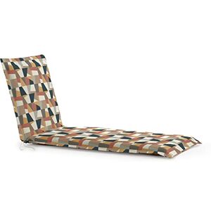 BL BELUM BELUM Coussin pour Chaise Longue modèle Natacha 1, siège sans Volant : épaisseur 7 cm/Largeur : 53 cm/Longueur : 1'15 m Dossier sans Volant : épaisseur 7 cm/Largeur : 53 cm/Longueur 61 cm - Publicité