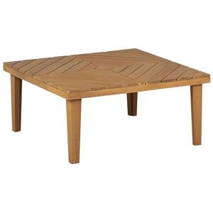 Beliani Table Basse de Jardin Claire en Bois d'Acacia 70 x 70 cm Moderne UV Résistant Baratti - Publicité