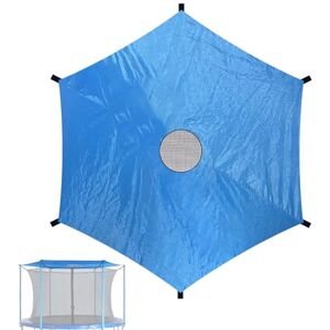 Générique Auvent De Trampoline, Housse De Pare-soleil Pour Trampoline, Housse De Protection Pliable Pour Trampoline, Housse De Tente De Trampoline Anti-UV Pour Trampolines À 6 Poteaux, 8 Pieds Et 10 Pieds - Publicité