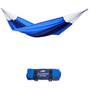 Amazonas AZ-1030180 Hamac Silk Traveller, Blue - Publicité