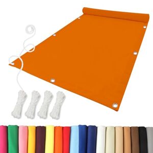 GAIFNAG Voile d'ombrage, Toile Solaire Voile 1.7 x 3 m 98% UV Tissu D'Ombrage 98% de Protection UV Toile Ombrage Auvent pour Patio Jardin, Terrasse, Extérieur, Orange - Publicité