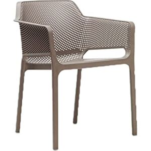 Best Fauteuil empilable, Taupe, 59 x 61 x 80 cm, 18100496 - Publicité