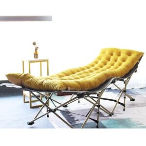 BangDon Coussin de chaise longue inclinable Coussin doux pour chaise à bascule Coussin de canapé épais Coussin de baie vitrée pour toutes les saisons (jaune, 45 x 150 cm) - Publicité