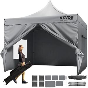 VEVOR Tonnelle Pop-up 304,8x609,6 cm Tente Tonnelle Jardin Parois