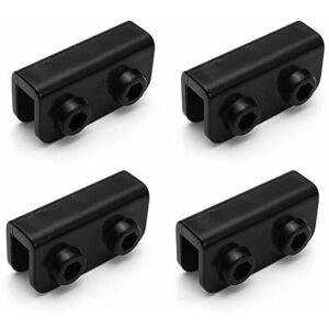 Shinekoo Lot de 4 supports rectangulaires à 2 voies Pieds de base Connecteur de rechange pour tonnelle Pièces de rechange rectangulaires pour tente, tonnelle, camping - Publicité