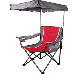 YLQHZW Porte-gobelet Robuste à Dossier Haut pour Le Camping, Chaise d'ombrage de Camping Pliante rembourrée, Jardin, Voyages en Caravane, pêche, Plage, supporte jusqu'à 130 kg, Rouge - Publicité