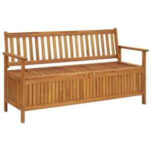 LARRYHOT Coffre de jardin 148 cm en bois massif d'Acacia, meubles et chaises de jardin, bancs de jardin, 310280 - Publicité