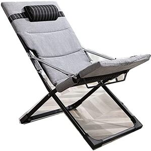 QAZWSXED Chaise Longue Pliante en Tissu de Luxe léger, canapé Simple, Salon, Balcon, Chambre à Coucher, Chaise de Loisirs Moderne et Simple (C) - Publicité