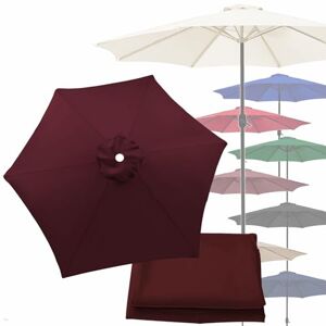 LTSRLL Toile D'auvent De Rechange Pour Parasols Standard Et En Porte-à-faux De 2M 2,7M 3,0M De Jardin｜Housses De Parasol De Remplacement Imperméables Et Respirantes À 6 Bras Et 8 Bras｜Auvent Uniquement ( Col - Publicité