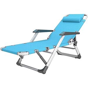 KUroto Chaise Longue pour l'extérieur, Chaise inclinable et Pliable zéro gravité, Chaise de Jardin avec Oreiller pour Adultes, Plage, Bain de Soleil, Support : 300 kg, Jaune, Jaune (Bleu) - Publicité