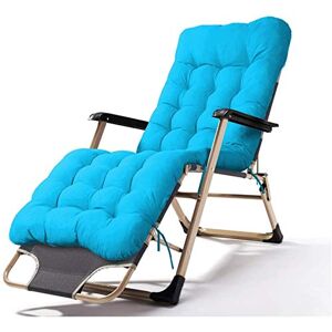 UnloU Chaise Longue Pliante légère rembourrée chaises zéro gravité siège réglable Patio Salon Chaise inclinable avec Oreiller de Soutien Lombaire Multicolore en Option Chaise Longue de Jardin (Couleur: - Publicité