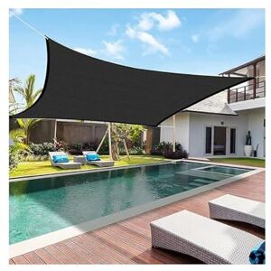 Voile d'ombrage Carré, Toile Ombrage HDPE Respirant, Filet dombrage Résistant 98% Protection Rayons UV pour Patio Jardin Terrasse Camping Extérieur - Publicité