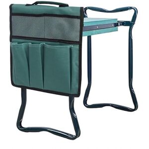 Gehanico Sac de Rangement Pliable pour Banc de Jardin genouillère de Jardin Outil de Jardin genouillère pour Jardin avec Coussin de Genou en Mousse Sac de Rangement (Vert) - Publicité