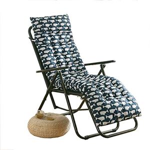 Yuly Garden Coussin de chaise longue rembourré pour dossier de patio, intérieur antidérapant, dossier haut, matelas inclinable 120 x 48 x 6 cm - Publicité