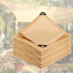 KAnduo Filet Pare-Soleil avec Corde, Voile D'ombrage Rectangulaire 2x3 3x3 4x5 6x8 8x8 10x10m, Auvent Bloc UV 90% for Jardin Et Patio (Color : White, Size : 10x20m/32.8x65.6ft) - Publicité