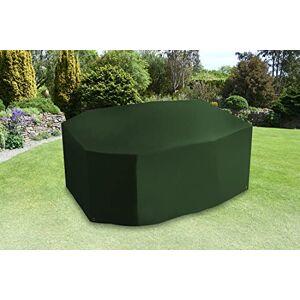 Bosmere Protector 6000   Housse rectangulaire pour Table de Jardin + chaises   L 215 cm l 173 cm H 90 cm   100% imperméable à l'eau, Protection UV, très résistante 600D   Garantie de 6 Ans   C525 - Publicité