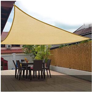 YRRA Voile d'ombrage Rectangulaire, Filet D'ombrage, Protection Solaire Voile d'ombrage Imperméable Anti 90% UV pour Balcon Jardin Terrasse Extérieur Patio Piscine,Triangle 1x1x1M - Publicité