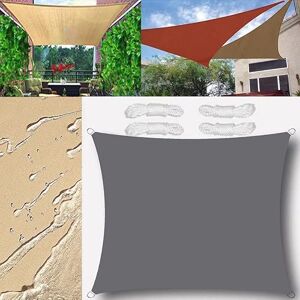 GLIN Voile d’ombrage 1x2m Rectangulaire Imperméable enPolyester Anti 95% UV Voile d'ombrage Potager pour Jardin terrasse Balcon extérieur - Publicité