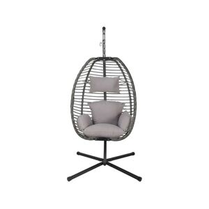 Conforama Fauteuil de jardin suspendu MIKI coloris gris