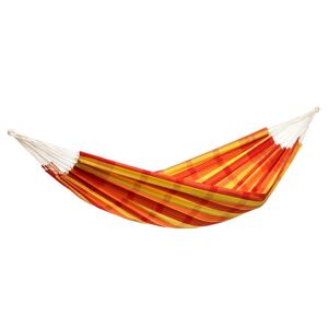 Hamac double en coton papaya Rouge 340x230x150cm