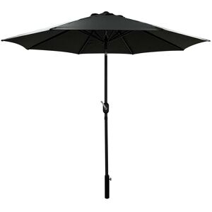 Parasol droit rond eko 2.5 m gris anthracite Gris 250x210x250cm