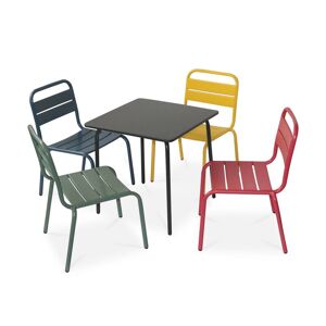 sweeek Ensemble table et chaises enfant multicolore,4 places