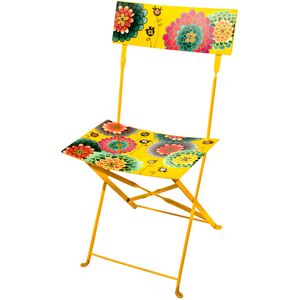 Chaise pliante Jaune 46x83x44cm