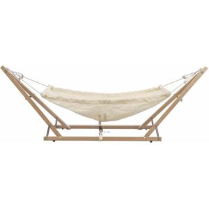 Amazonas Hamac pour bébé pliable Beige 161x45x55cm