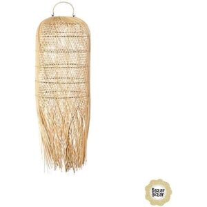 Bazar Bizar Abat-jour en rotin h80cm beige - Publicité