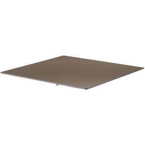 Oviala Plateau de table 70 x 70 cm stratifié taupe Beige 70x0x70cm