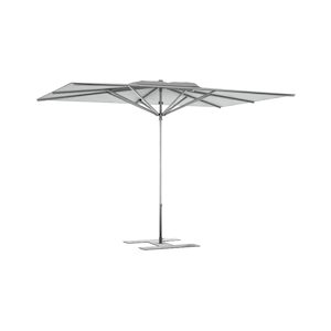 Assalit-Jean Parasol de terrasse Prémium Blanc grisé 300 x 200 Armature Gris