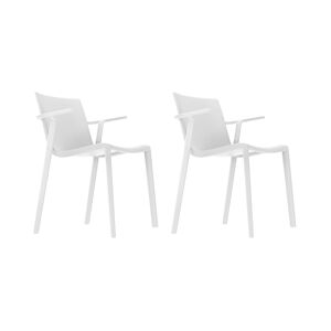 RESOL KAT Fauteuil Intérieur, Extérieur Set 2 Blanc