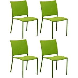 Chaise de jardin Bonbon pour enfant (Lot de 4) mousse Alizé - Publicité