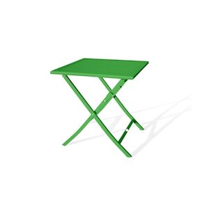 CITY Garden Table de jardin pliante en aluminium vert prairie - MARIUS