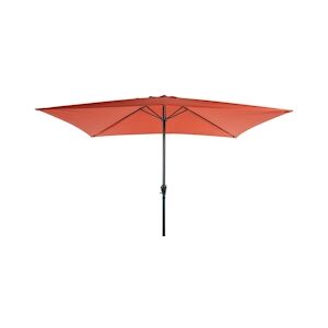 Parasol Rectangulaire Orange BrÃ»lé 2x3m 48mm - Aluminium