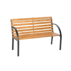 tectake Banc de jardin MICHA 2 places 119,5x 62x83cm - marron -401425