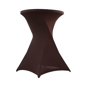 Oviala Business Housse de mange-debout marron 110x80 cm - Oviala